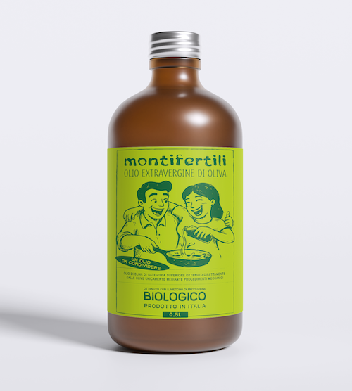 Olio EVO Biologico Montifertili – Bottiglia 750 ml, €23,90