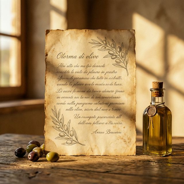 Manoscritto storico di Giuseppe Via